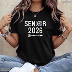 Archery Team Senior 2026 High School Sports Graduating Class Celebration Shirt