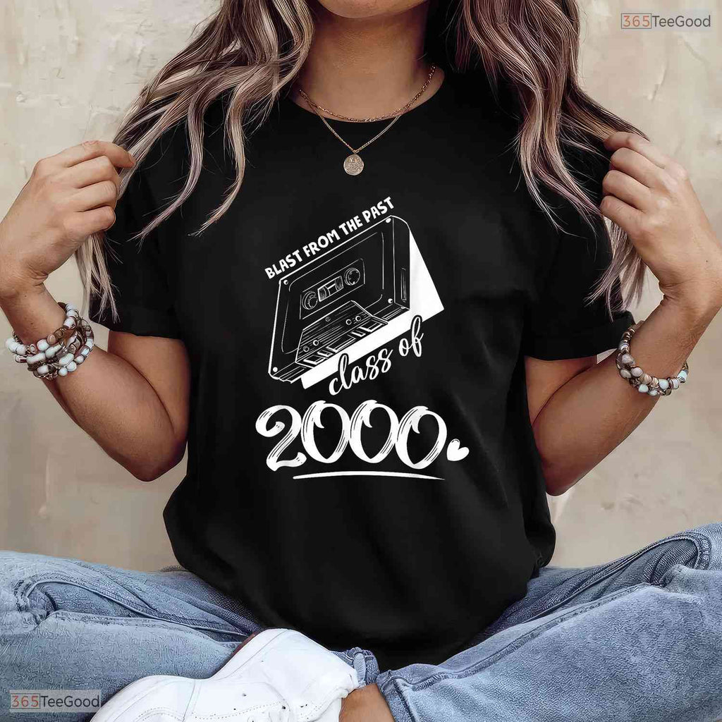 Reunion Class Of 2000 School Graduation Blast From The Past Alumni Party Shirt