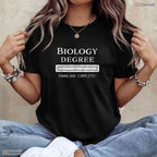 Biology Degree Graduation 2026 Funny Science Major College University T-Shirt