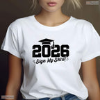 Class Of 2026 Senior Graduation Autograph Keepsake Memory Book School Shirt