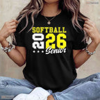 Softball Senior Night 2026 Class Of 2026 Graduation Sports Team Player T-Shirt
