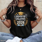 My Daughter Mastered It Class Of 2026 Masters Degree Family Graduation T-Shirt