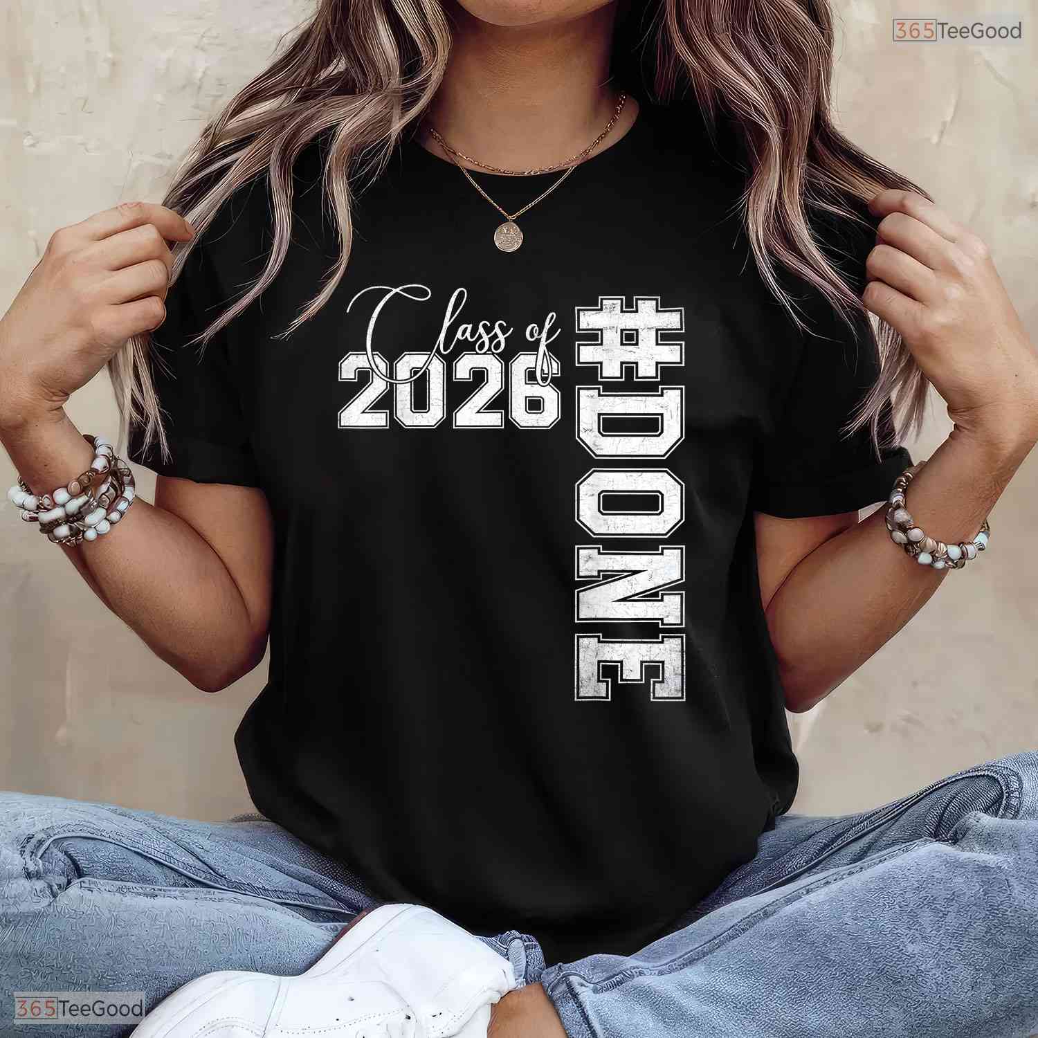 Done Class Of 2026 Senior High School And College Graduate Celebration T-Shirt