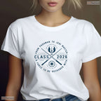 Space Galaxy Graduation Knight Academy Class of 2026 New Grad Party T-Shirt