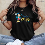 Cute Classic Mouse Ears Graduation Class Of 2026 New Grad Celebration T-Shirt