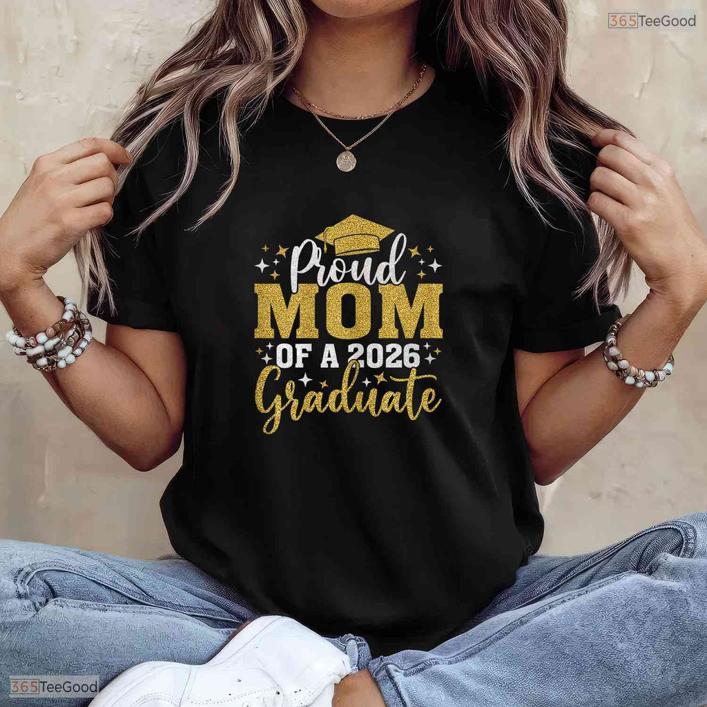 Done 2026 Senior Proud Mom Of A High School Graduate Celebration Party Shirt