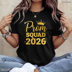 Prom Squad Class Of 2026 High School Senior Graduation Celebration T-Shirt