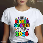 Adorable Kindergarten Graduation Grad Kid Girl Boy 2026 Celebration T-Shirt