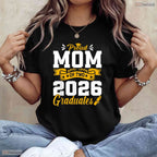 Proud Mom Of Two 2026 Graduates Twins High School Graduation Party T-Shirt