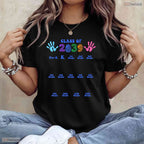 Class Of 2039 Handprint For Grades Kindergarten To 12th Graduation T-Shirt