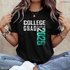 Official College Grad Class Of 2026 University Bachelor Degree Graduation T-Shirt