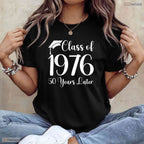 Class Reunion 1976 50 Years Later Alumni Classmates Vintage High School T-Shirt