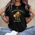 Off To Advocate Support Empower Funny Frog Social Worker Graduation T-Shirt