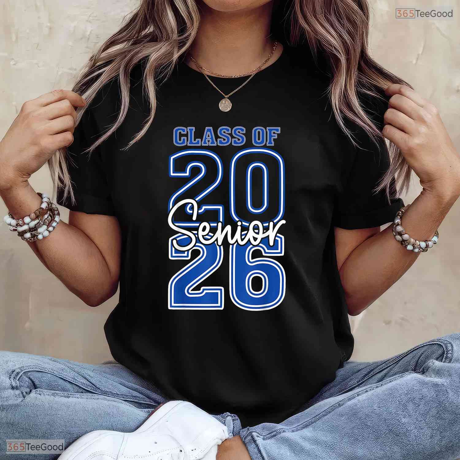 Class Of 2026 Senior Retro First Day Vintage High School Graduation Party Shirt