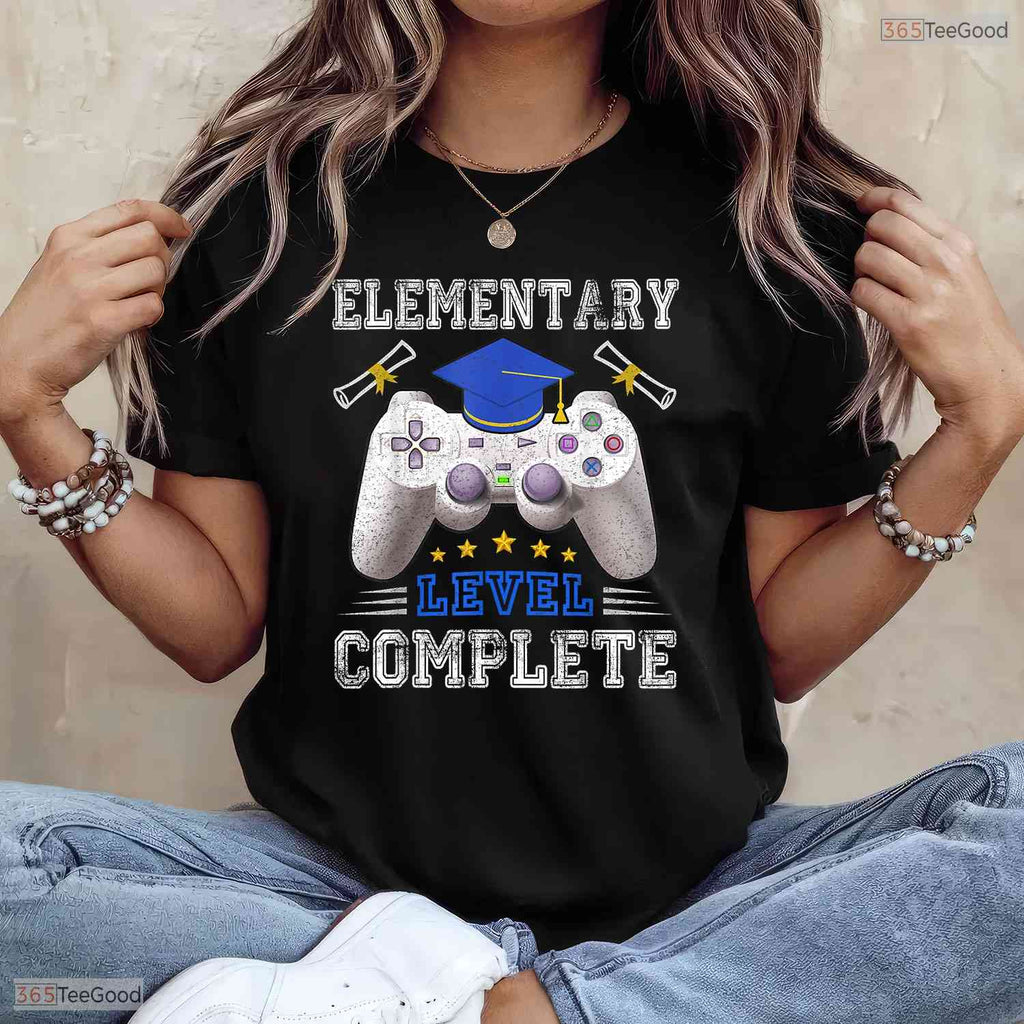 Elementary Level Complete Class Of 2026 Graduation Moving Up Youth T-Shirt