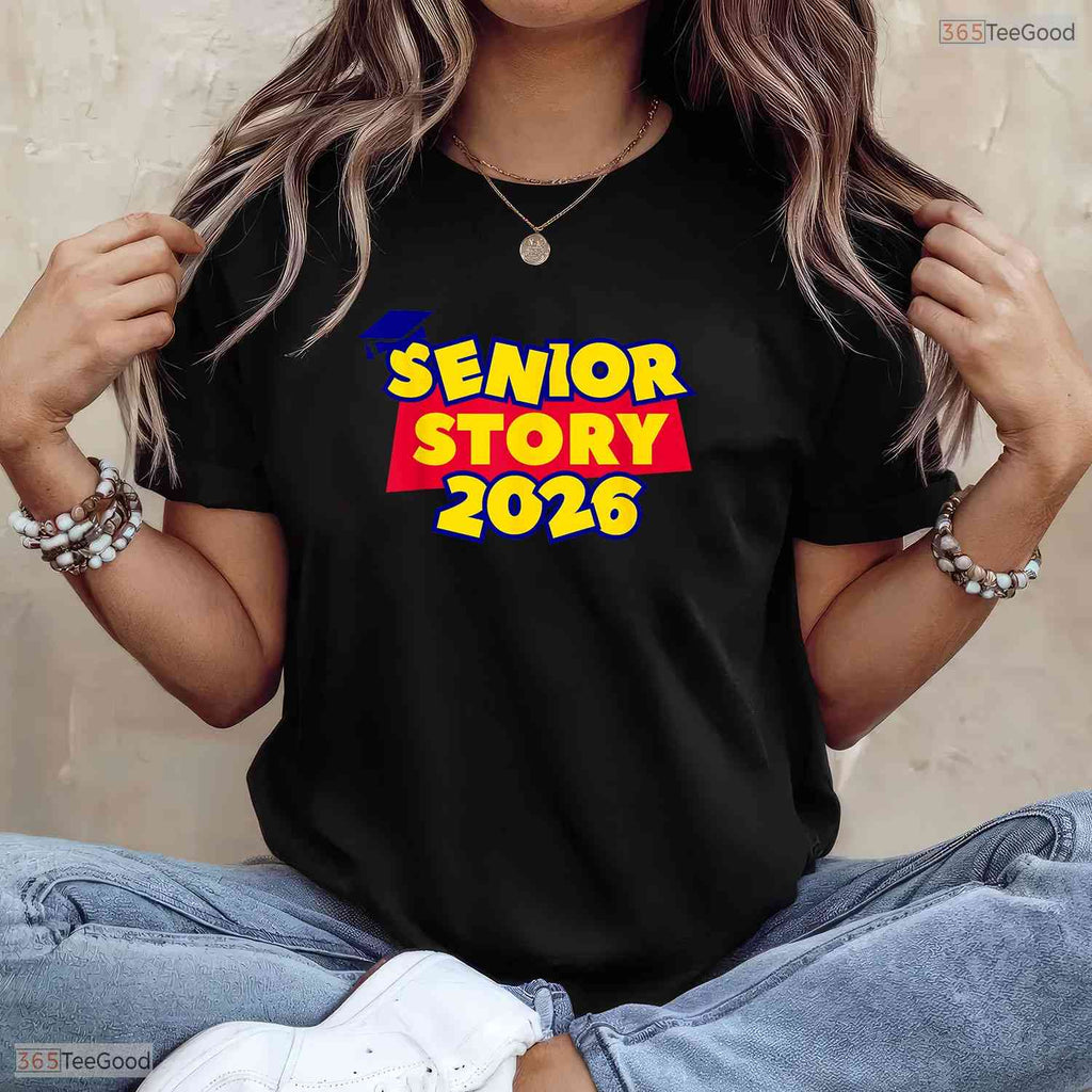 Groovy Senior 2026 Class Of 2026 Graduate High School Vintage Celebration Shirt