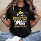 Proud Big Brother Class Of 2026 PhD Graduate Doctorate University Party T-Shirt