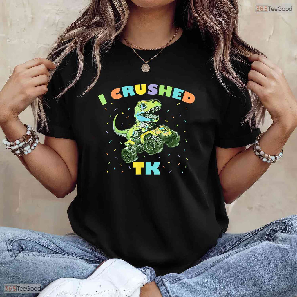 I Crushed TK Transitional Kindergarten Graduate Moving Up Ceremony Youth Kids T-Shirt