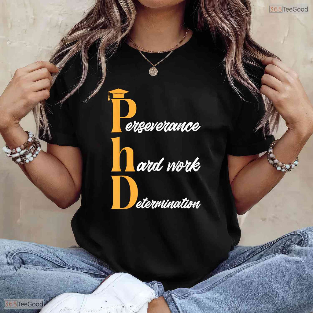 Official PhD Graduate Doctorate Degree University Commencement Commemoration T-Shirt