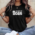 Classic Class Of 2026 Senior High School And College Graduate Party T-Shirt