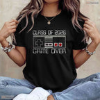 Funny Game Over Class Of 2026 Senior Video Gamer High School Graduation Shirt
