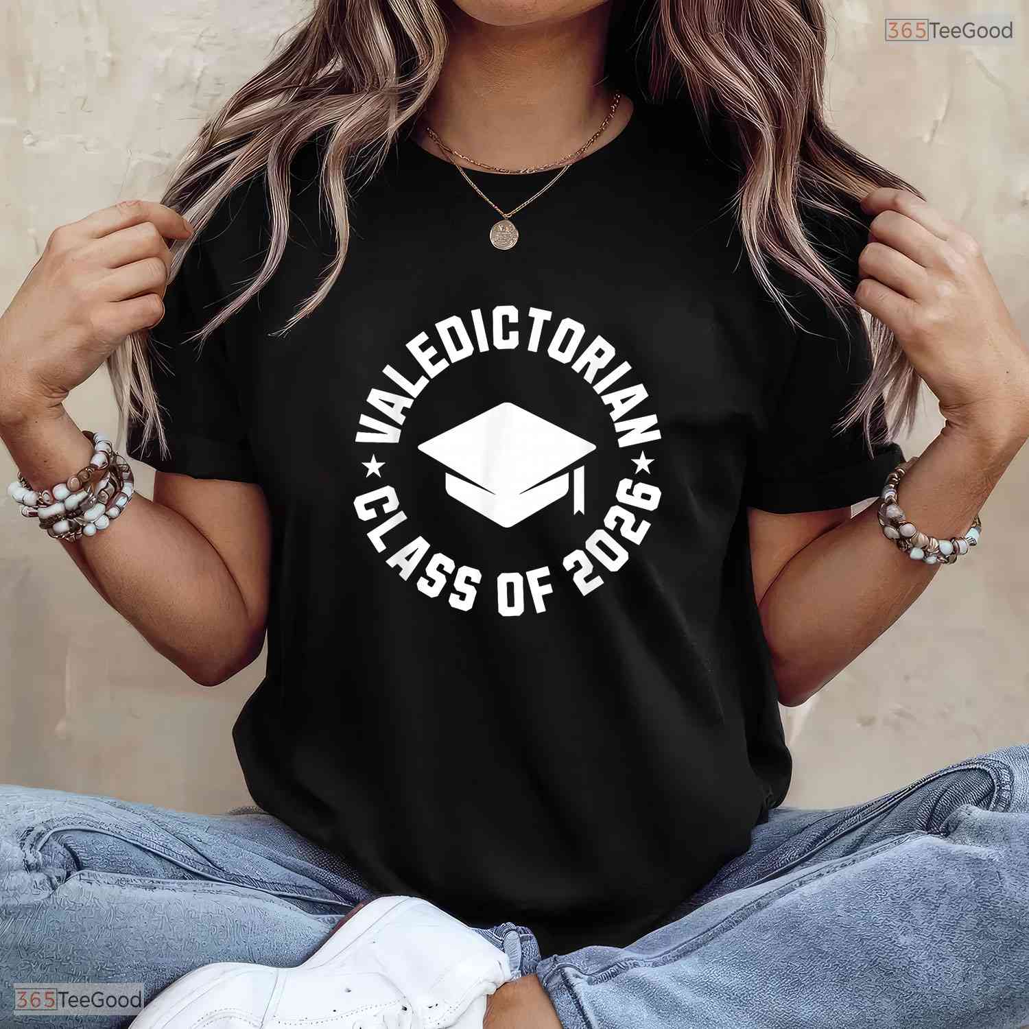 Valedictorian Class Of 2026 High School Graduate Highest Academic Honor Shirt