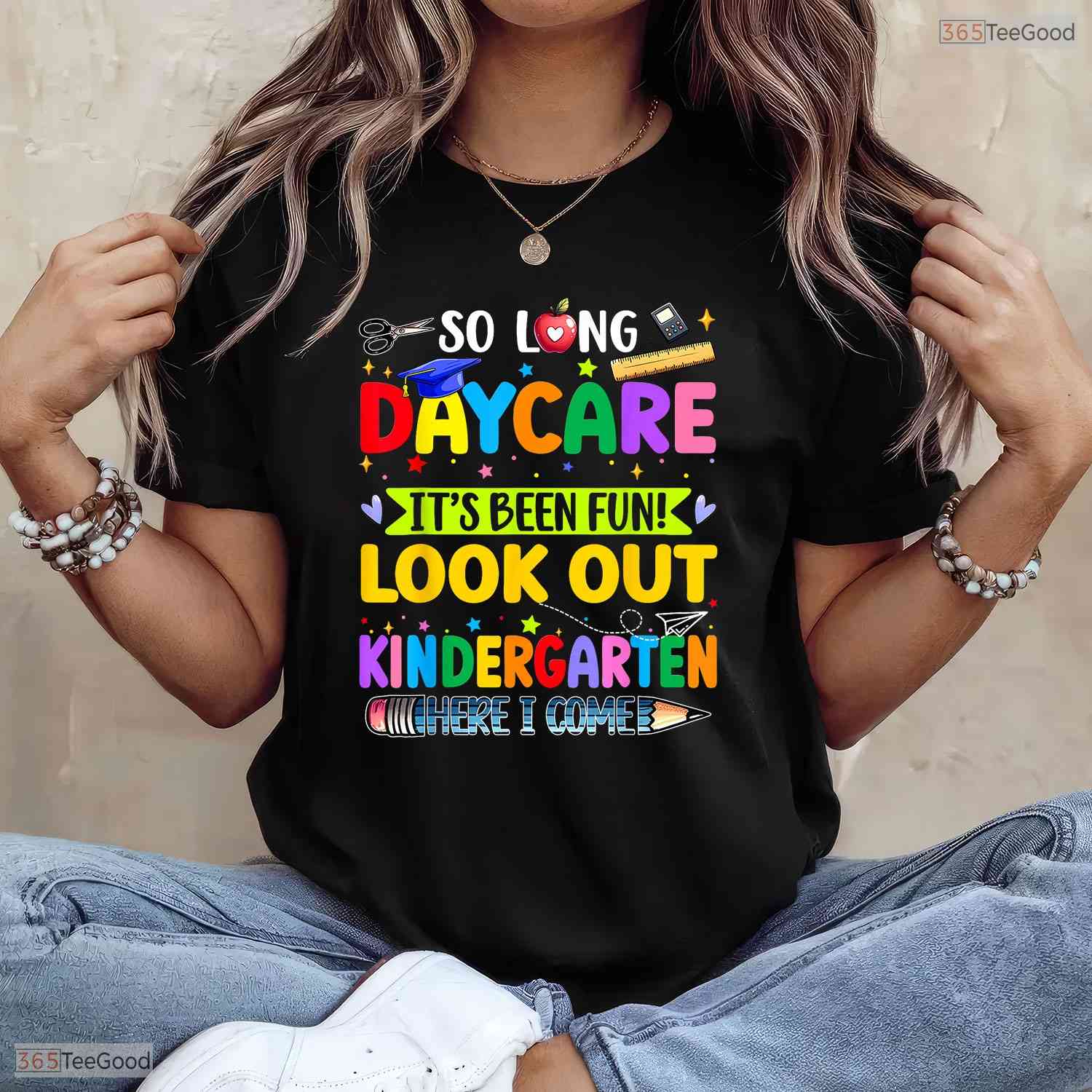 So Long Daycare Kindergarten Here I Come Cute Early Childhood Graduation Shirt