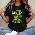 So Long Kindergarten Hello First Grade Youth Moving Up Graduation Ceremony T-Shirt