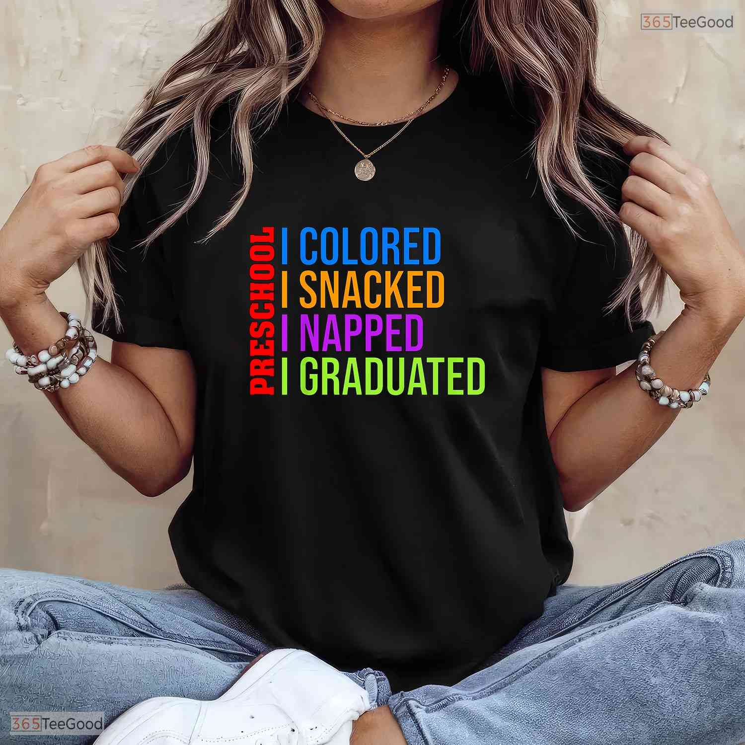 Cute Preschool Graduation 2026 Moving Up Ceremony Apparel For Boys Girls T-Shirt