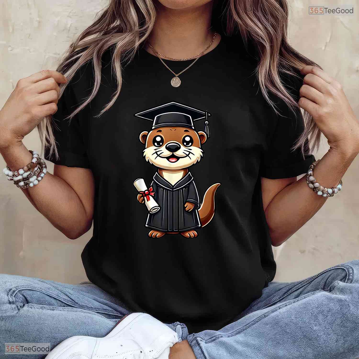 Cute Otter Graduation You Otter Be Proud Funny Animal Lover College Graduate Shirt
