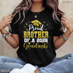 Super Proud Brother Of A 2026 Graduate High School Senior Commemoration Shirt