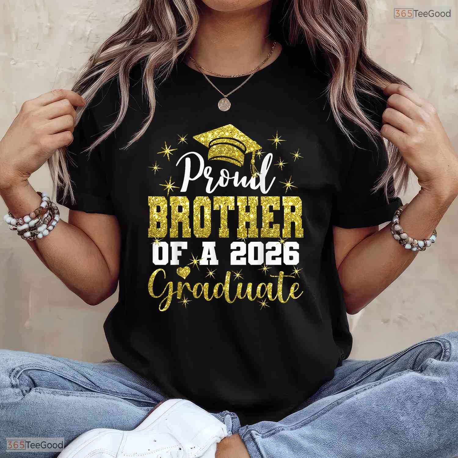 Super Proud Brother Of A 2026 Graduate High School Senior Commemoration Shirt