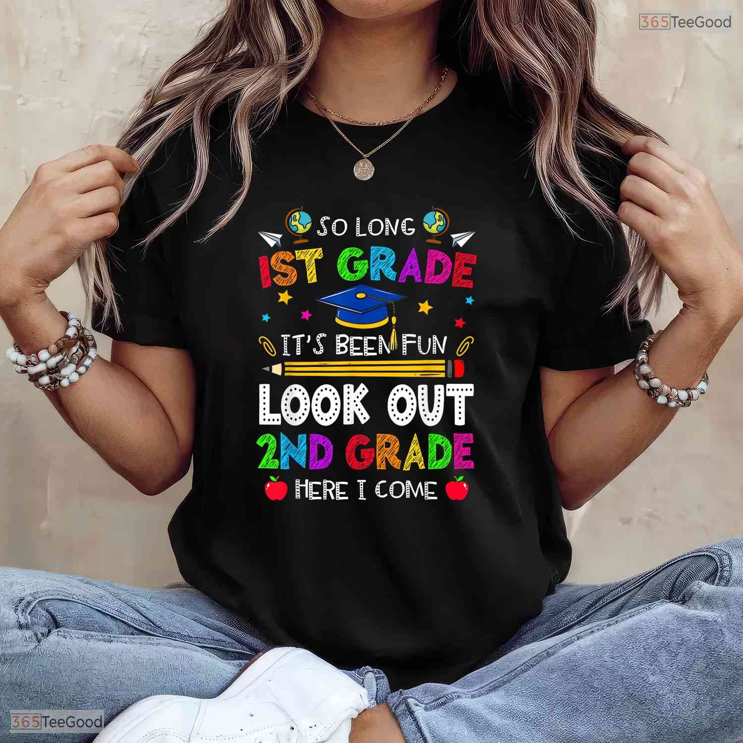 So Long 1st Grade Hello 2nd Grade Here I Come 2026 Youth Graduation T-Shirt
