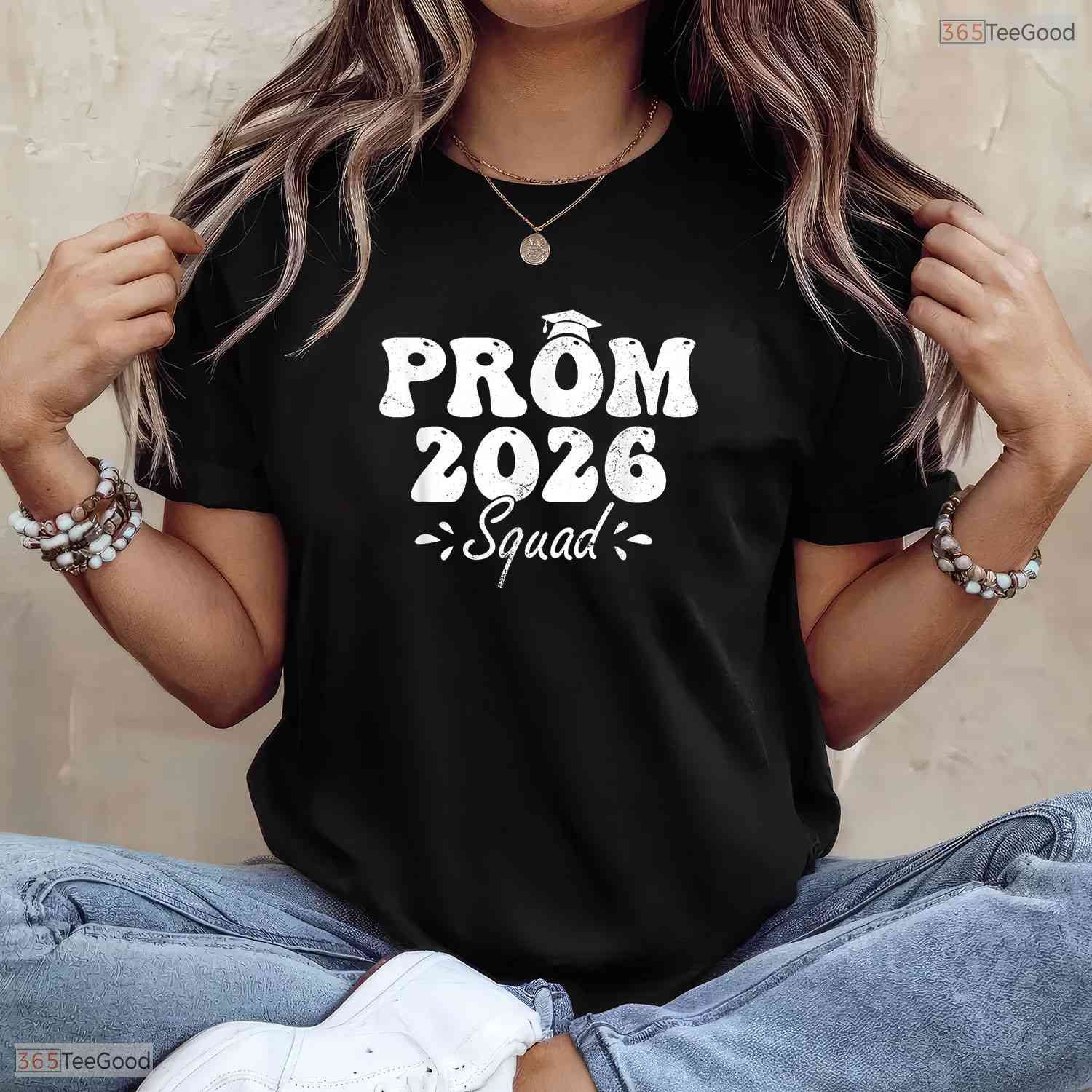 Prom Squad 2026 Graduate Funny High School Senior Dance Celebration T-Shirt