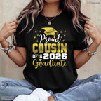 Super Proud Cousin Of A 2026 Graduate High School Senior Party T-Shirt