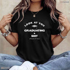 Funny Graduation Gift Ideas For Mom Parents Or Friends Celebration T-Shirt