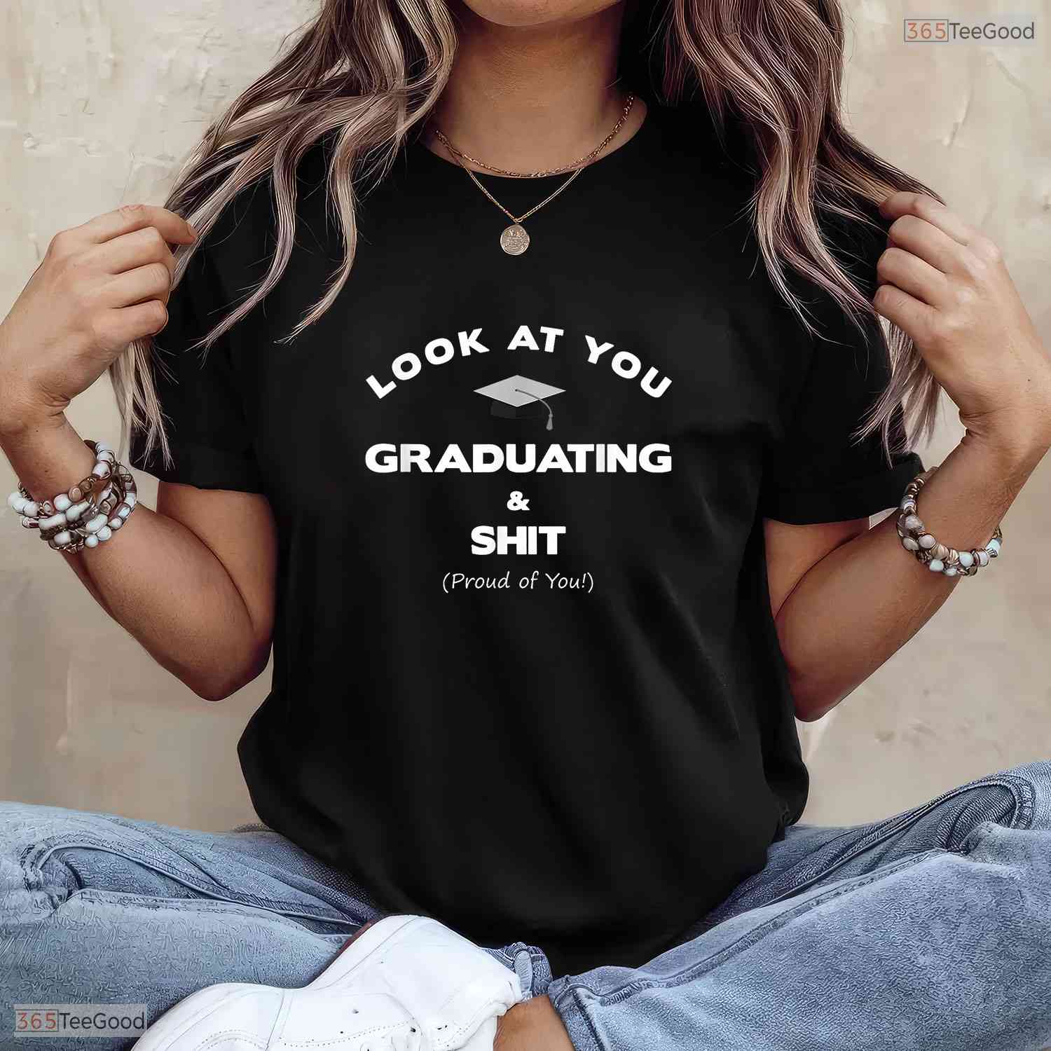 Funny Graduation Gift Ideas For Mom Parents Or Friends Celebration T-Shirt