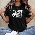 Class Of 2027 Graduation High School Senior First Day Of School T-Shirt