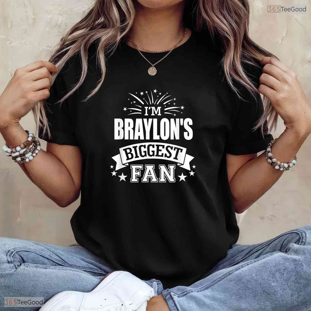 Custom Personalized Name Sports Fan High School Graduation Party T-Shirt
