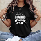 Custom Personalized Name Sports Fan High School Graduation Party T-Shirt