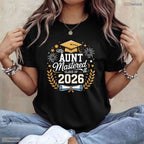 My Aunt Mastered It Class Of 2026 Masters Degree Family Graduation Party T-Shirt