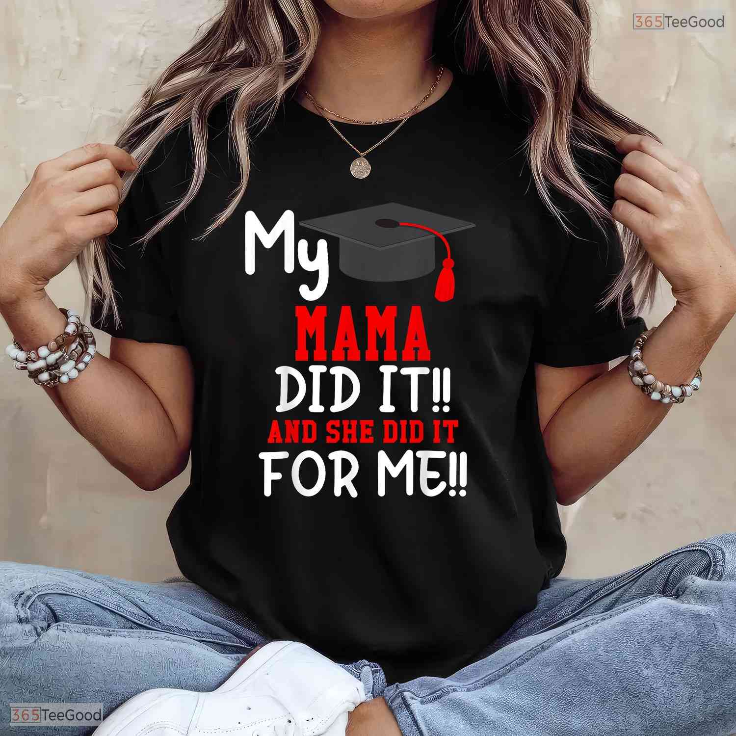 My Mama Did It Nursing School Graduation Proud Kids Family Medical Degree Shirt