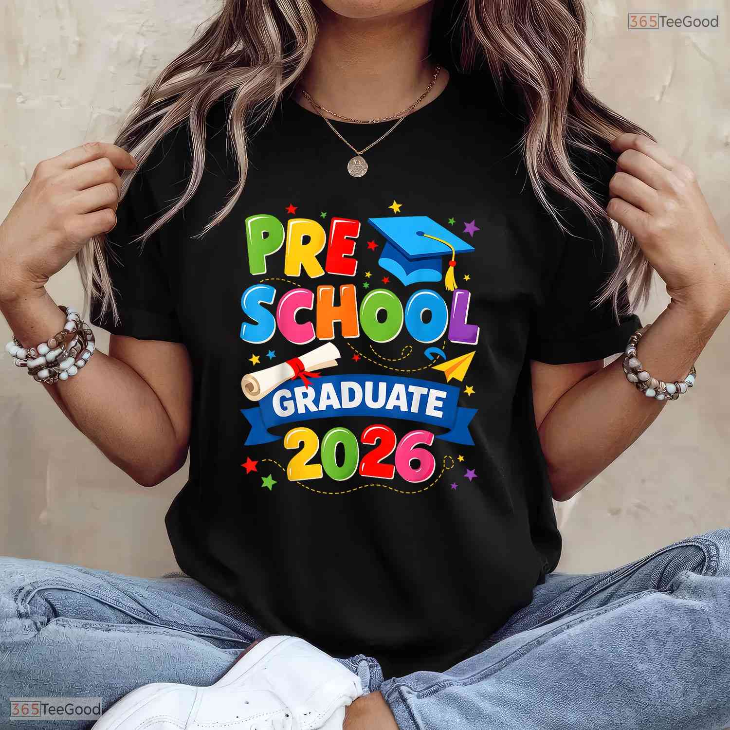 Awesome Preschool Graduation 2026 Pre-K Graduate Kids Boys And Girls Party T-Shirt