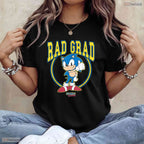 Awesome Fast Blue Gamer Character Rad Grad Thumbs Up Graduation Boys T-Shirt