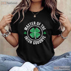 Master Of The Irish Goodbye St Patricks Day T-Shirt Funny Introvert Tee
