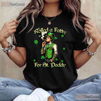 Roll Fatty For St Paddys Marijuana St Patricks Day T-Shirt 420 Weed Tee