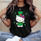 Hello Kitty Leprechaun Suit St Patricks Day T-Shirt Cute Sanrio Irish Green