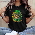 Funny Cat St Patricks Day T-Shirt Cute Kitten Irish Pet Lover Men Women