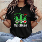 Lunch Ladies Love Shenanigans Gnome St Patricks Day T-Shirt Cafeteria Squad