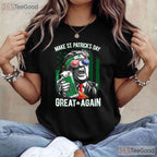 Make St Patricks Day Great Again Trump T-Shirt Funny Political Irish Gift